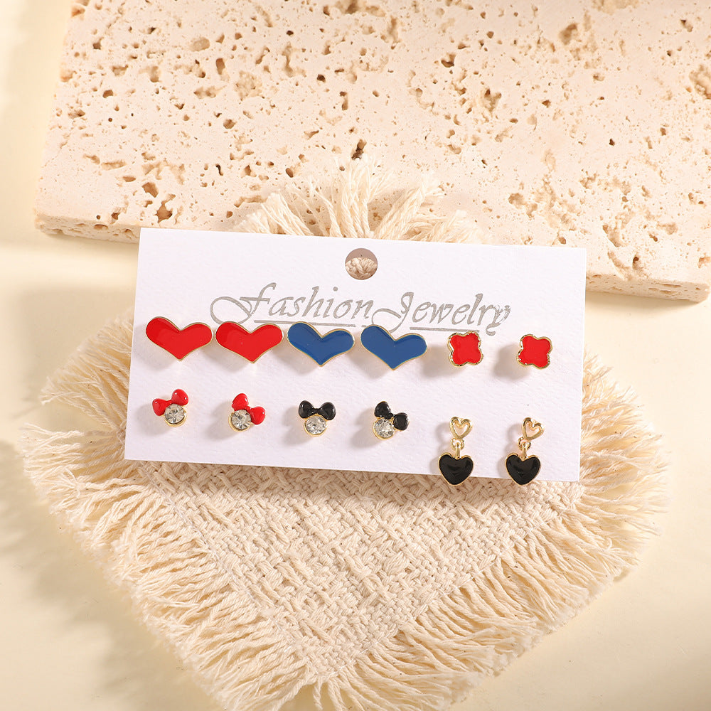 Women’s Earrings Set with Fruity Design Nin Boutique