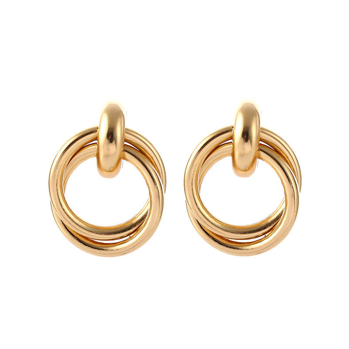 Women's earrings made of high-quality stainless steel with playful chain design Nin Boutique