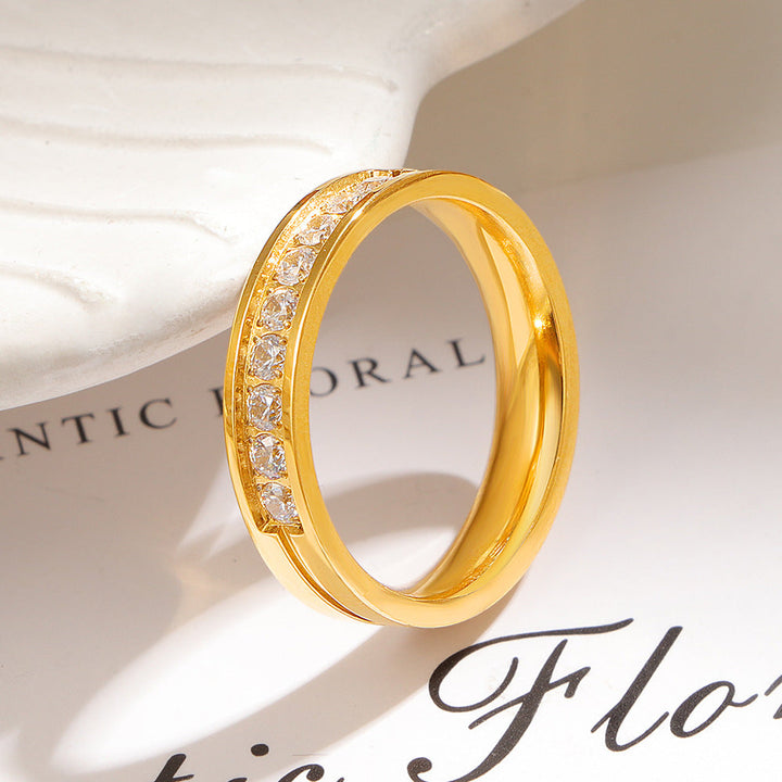Women's Ring with elegant zirconia embellishment Nin Boutique