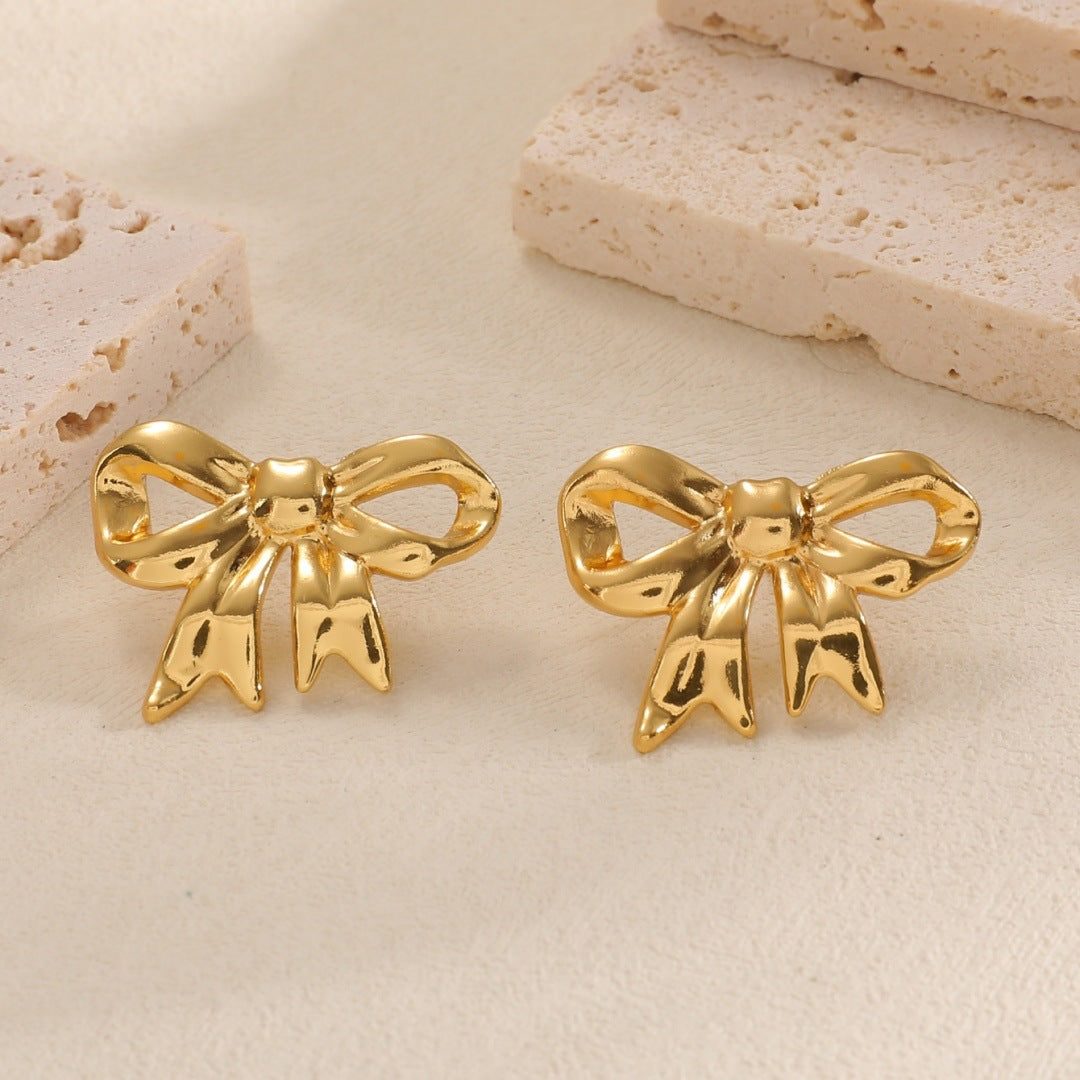 Women's earrings in elegant bow design Nin Boutique