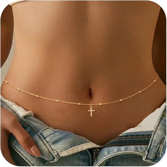 Ladies ankle bracelet with sparkling cross pendant and elegant design Nin Boutique