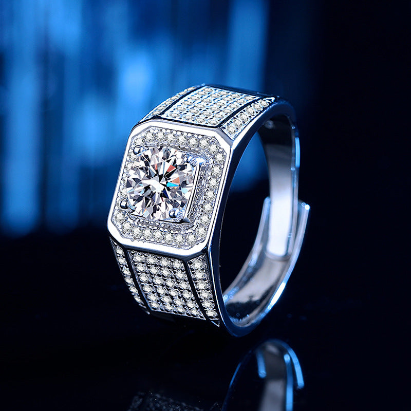 Women's ring in modern design with sparkling zirconia embellishment Nin Boutique
