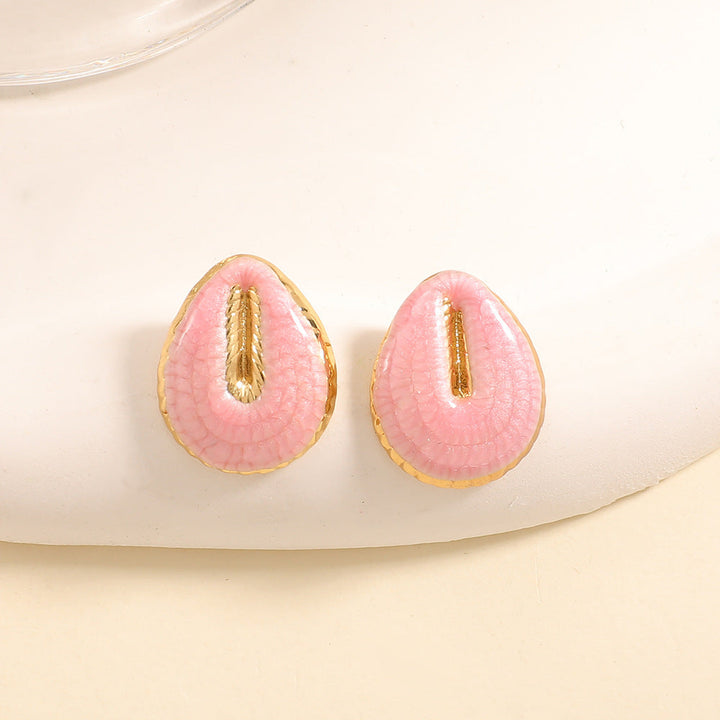 Ladies earrings in elegant shell design Nin Boutique 1784077119