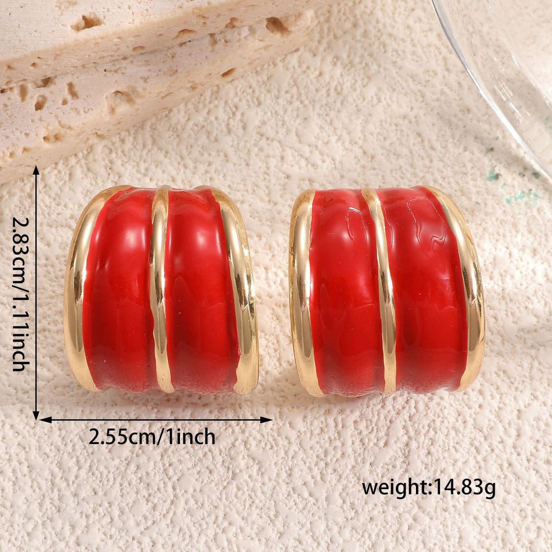 Women’s earrings in modern, textured design Nin Boutique