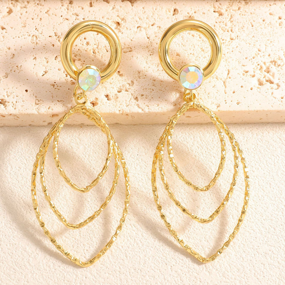 Women’s earrings with luxurious, layered design Nin Boutique