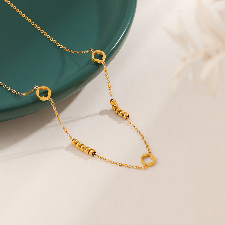 Women's anklet with elegant geometric elements Nin Boutique