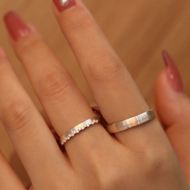 Women's ring with inspiring engraving and elegant design Nin Boutique