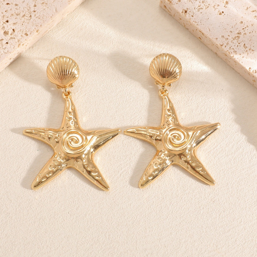 Women’s earrings in shell design Nin Boutique
