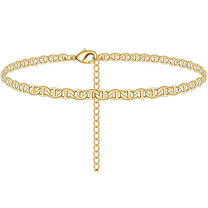 Women's elegant anklet made of high-quality stainless steel with delicate design Nin Boutique