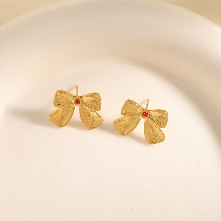 Women's earrings in elegant orchid design Nin Boutique