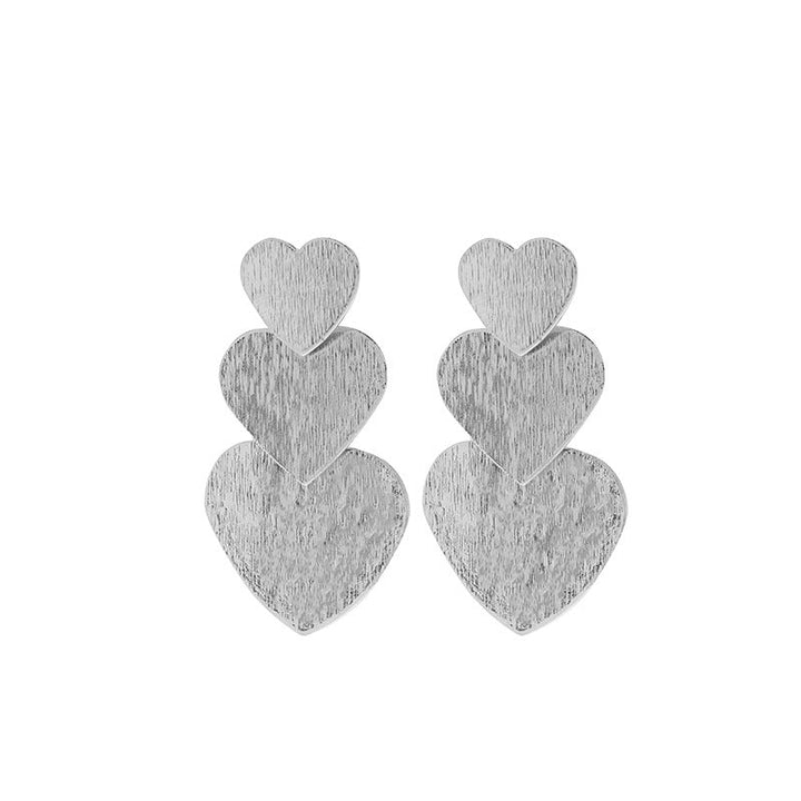 Women's heart earrings Nin Boutique