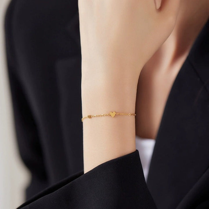 Women Heart-Accent Necklace Anklet Nin Boutique