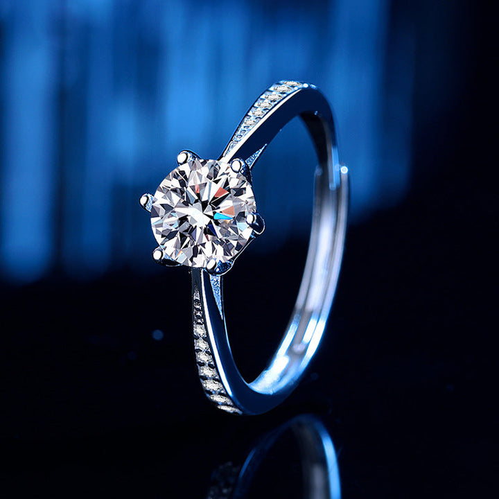 Women’s engagement ring with sparkling zircon Nin Boutique