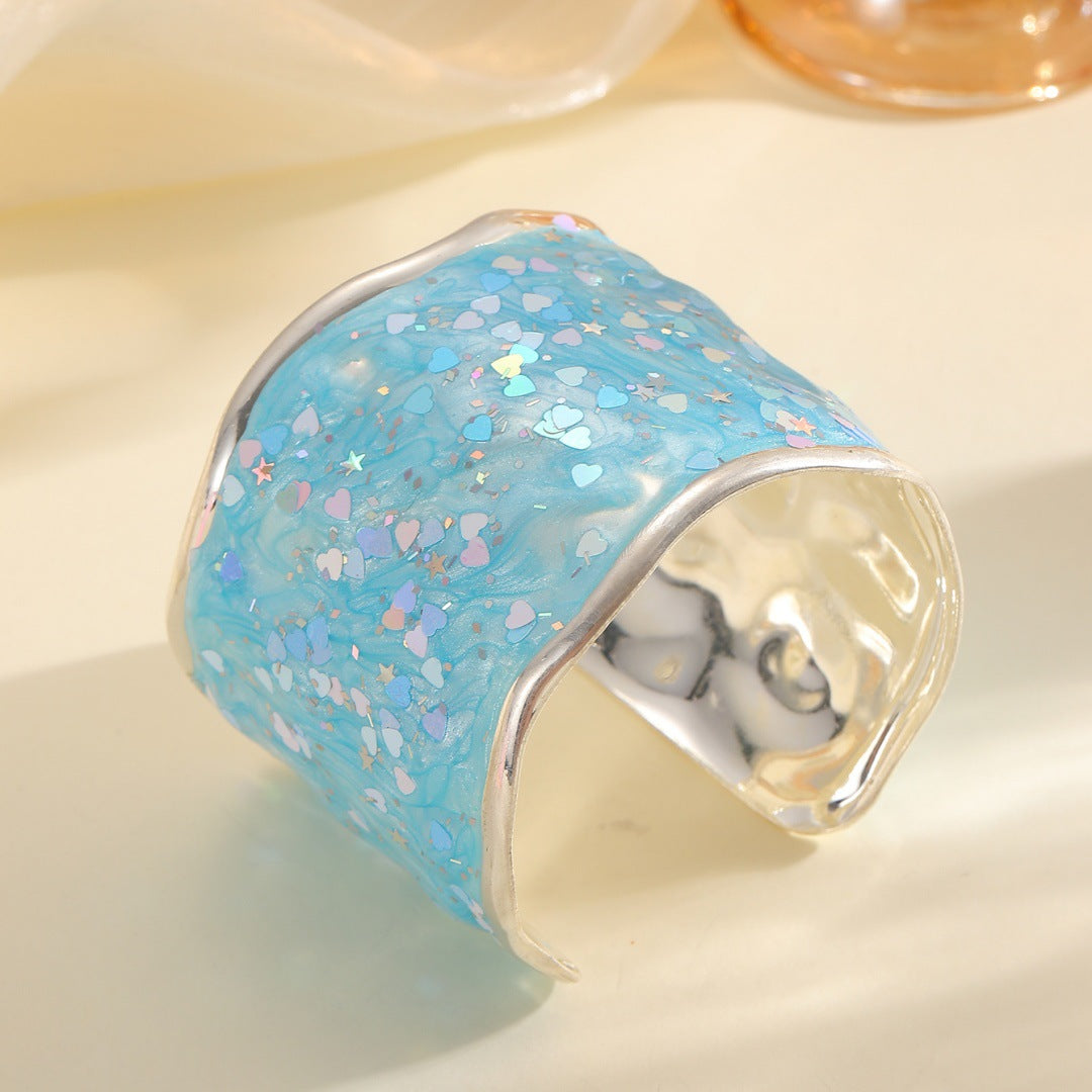 Women Glittering Ring made of high-quality epoxy resin Nin Boutique