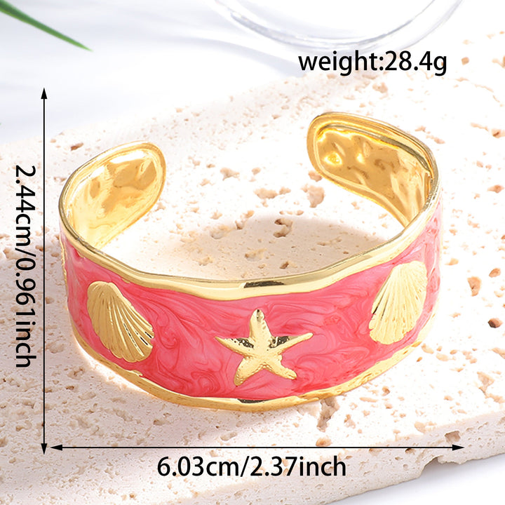 Women’s bracelet with maritime shell and starfish design Nin Boutique