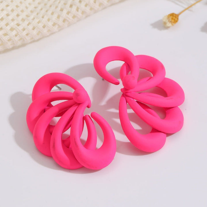Women earrings with artistic, fluid design Nin Boutique