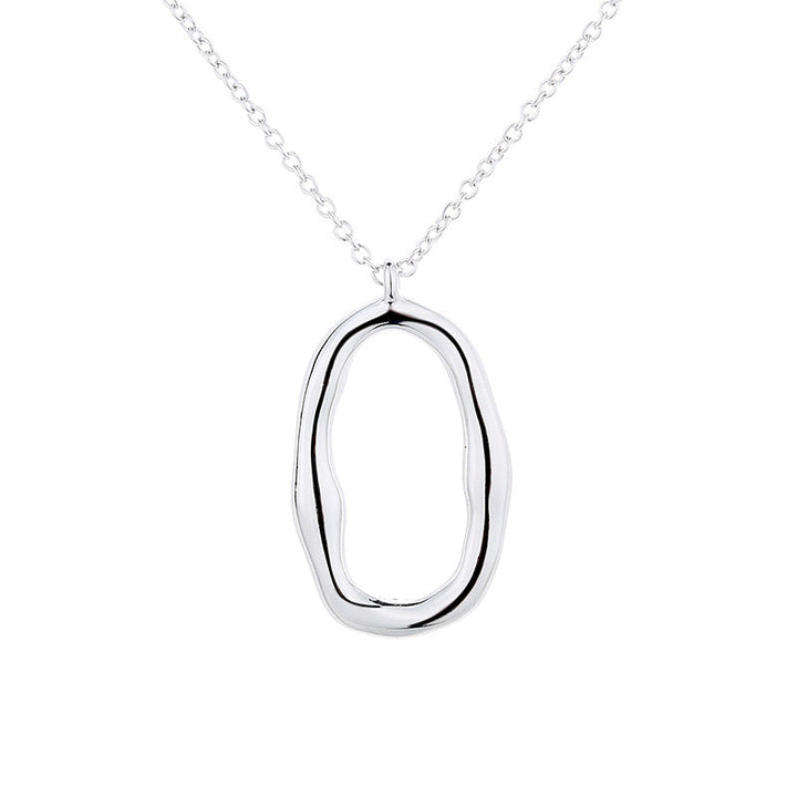 Ladies necklace with modern, organic pendant Nin Boutique