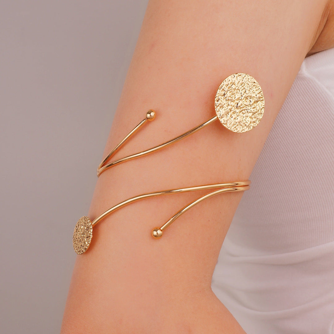Women Open Cuff with Floral Accents Nin Boutique