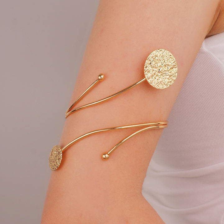 Women Open Cuff with Floral Accents Nin Boutique