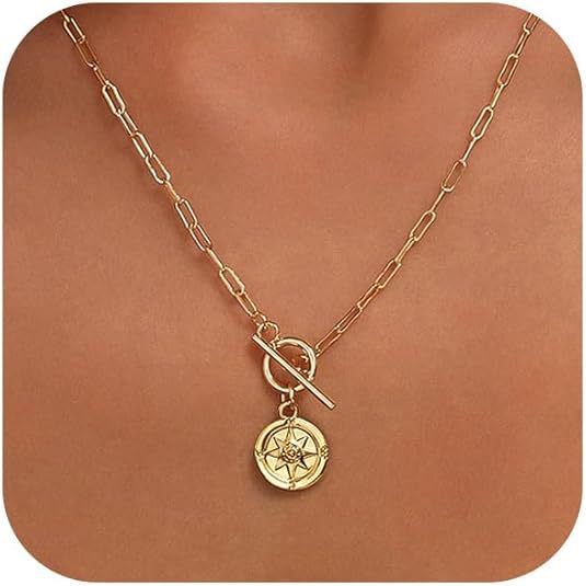 Women's elegant necklace with bow pendant and fine link design Nin Boutique