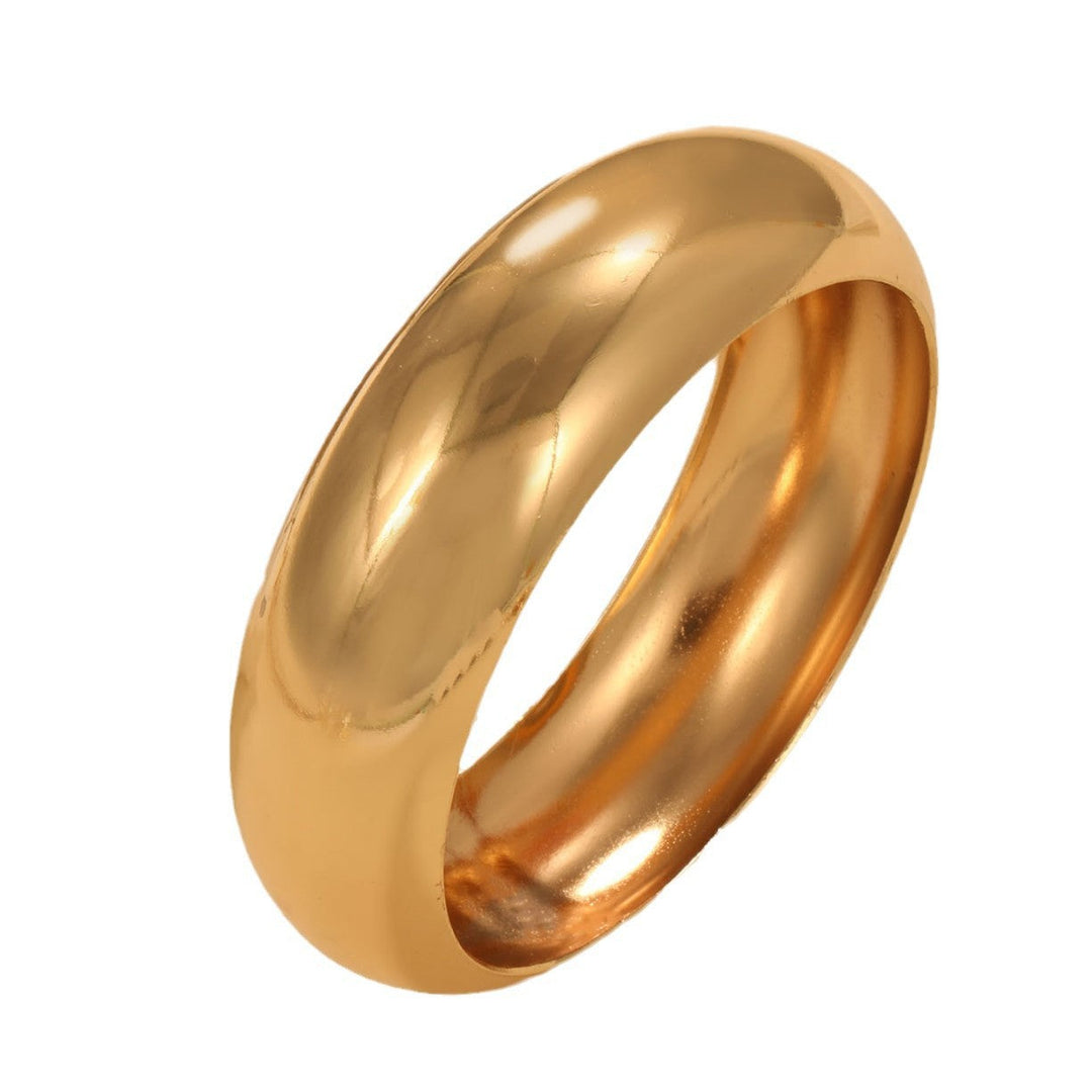 Women's Wide Gold Bangle Nin Boutique