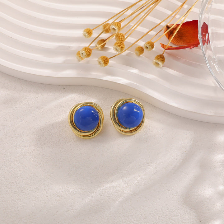 Women’s earrings with elaborate design and luminous accent Nin Boutique