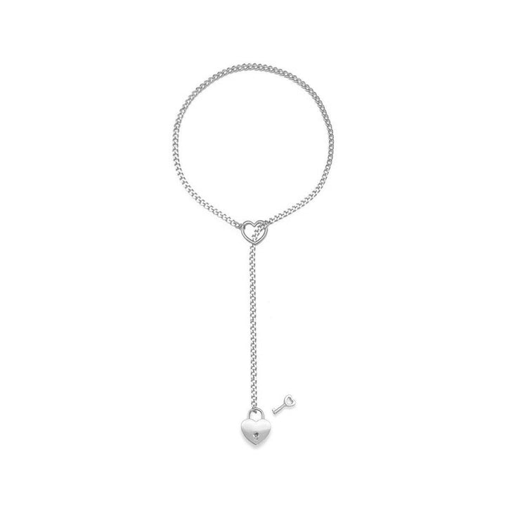Ladies ankle bracelet with heart pendant and elegant chain design Nin Boutique