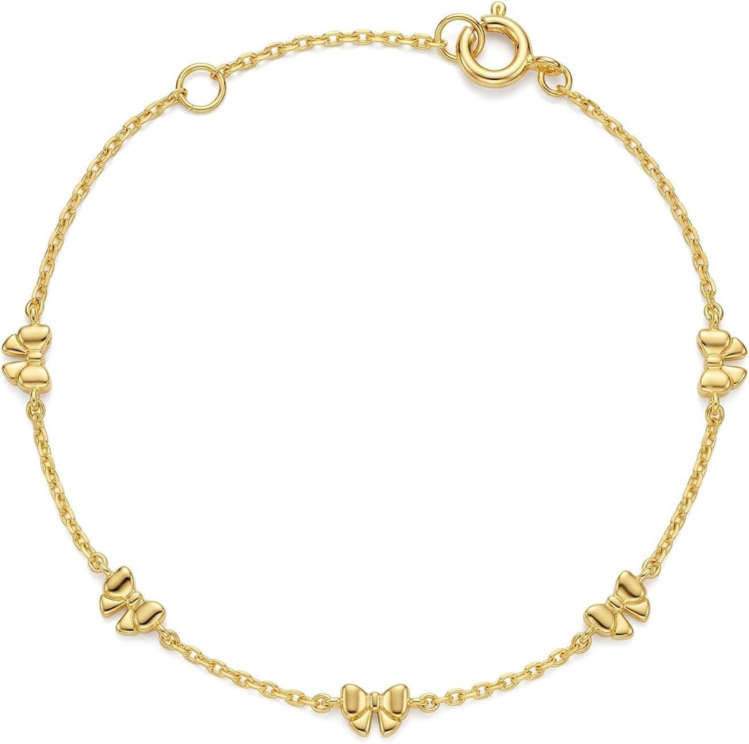 Women's anklet with heart-shaped accents and delicate chain design Nin Boutique