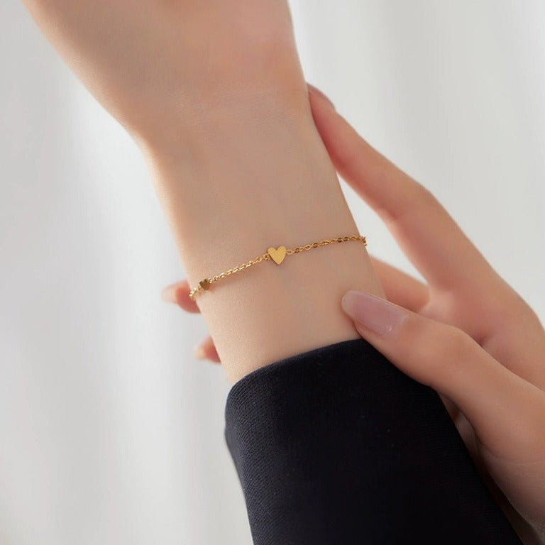 Women Heart-Accent Necklace Anklet Nin Boutique