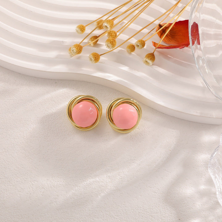 Women’s earrings with elaborate design and luminous accent Nin Boutique