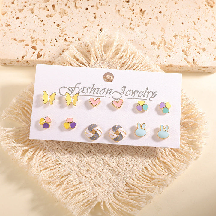 Women’s Earrings Set with Fruity Design Nin Boutique