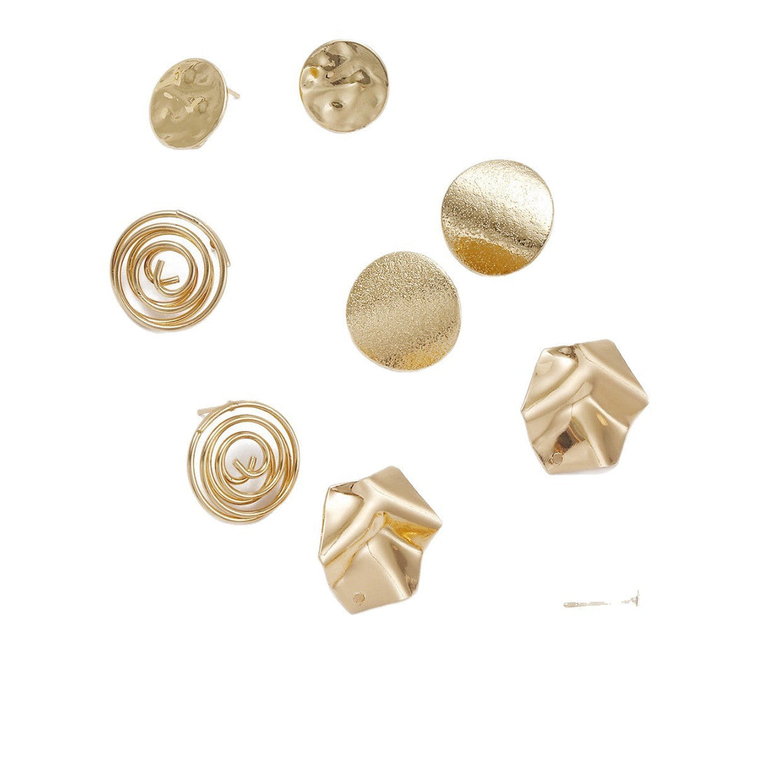Ladies earrings in artistic face design Nin Boutique