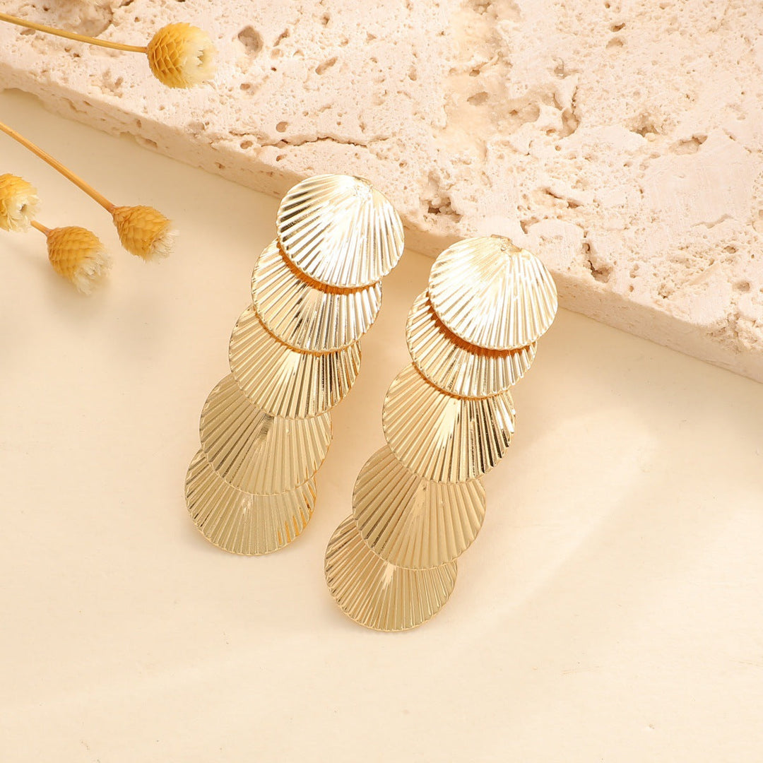 Women's earrings in modern Art Deco design Nin Boutique