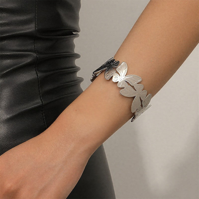 Ladies cuff bracelet in elegant butterfly design Nin Boutique