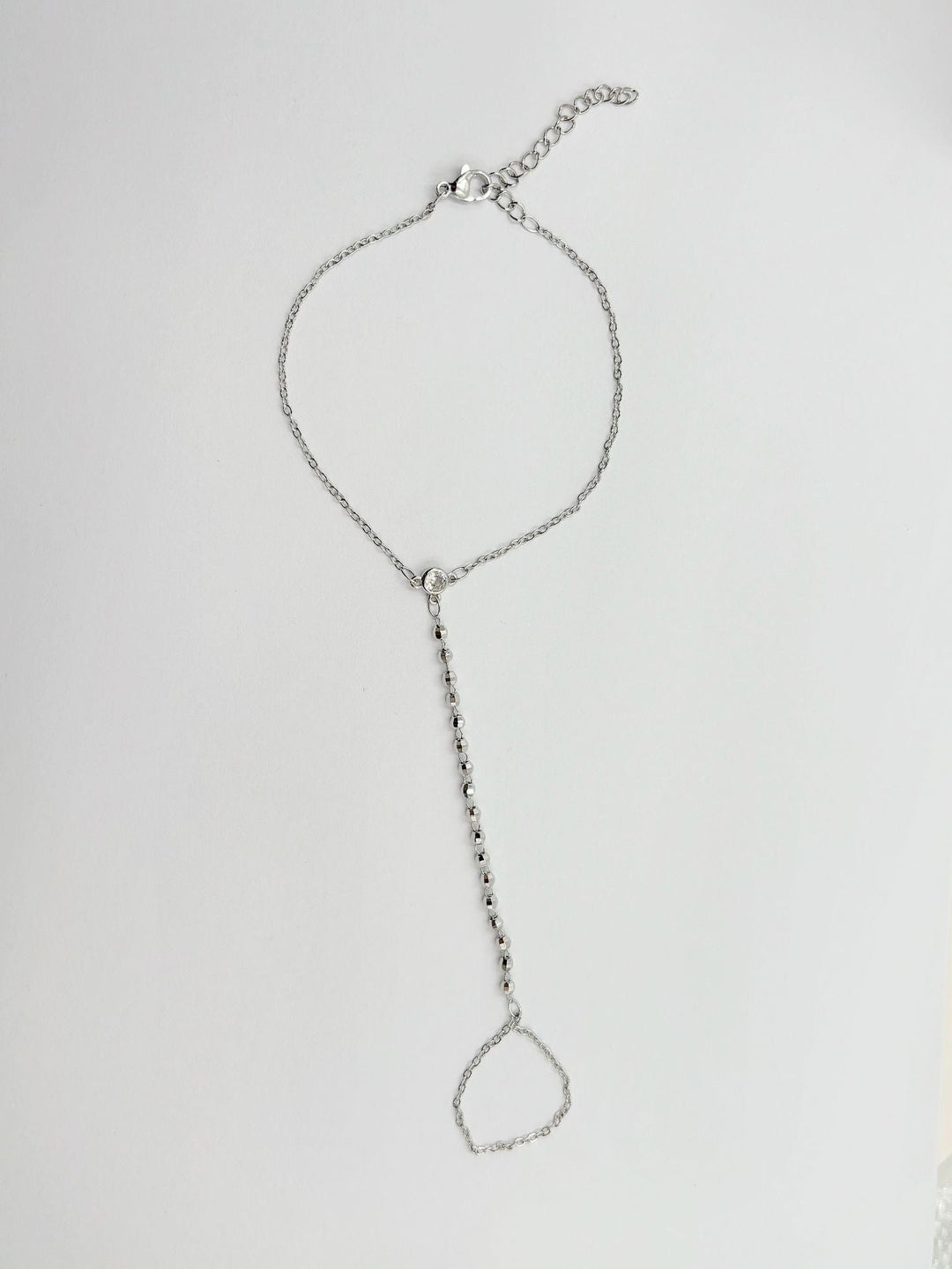 Women's ankle bracelet with sparkling zirconia details Nin Boutique