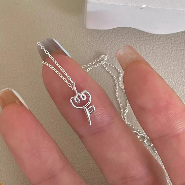Women's Necklace with Creative Plant Motif Nin Boutique