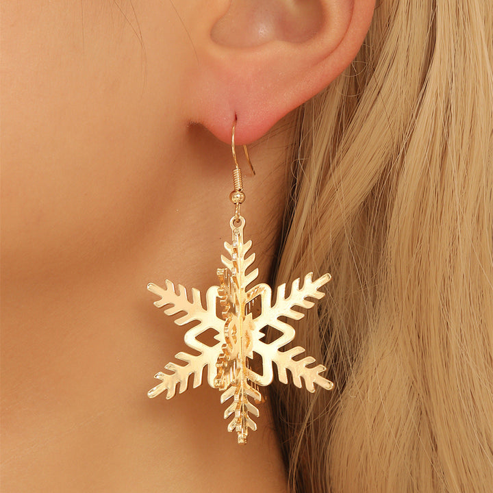 Women's earrings with sculptural, flower-shaped design Nin Boutique