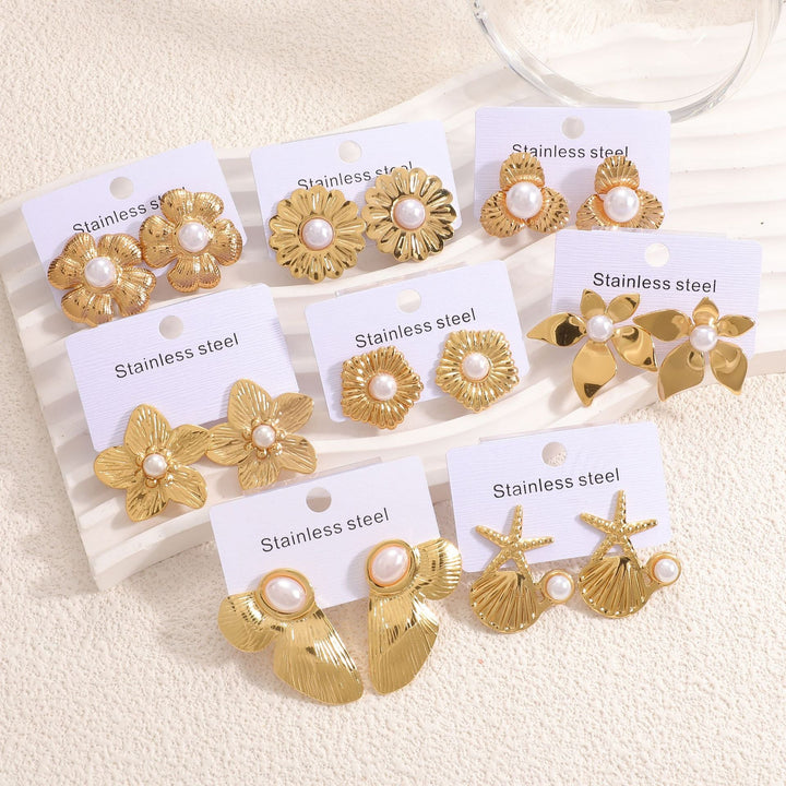 Women’s earrings in stylish heart design Nin Boutique