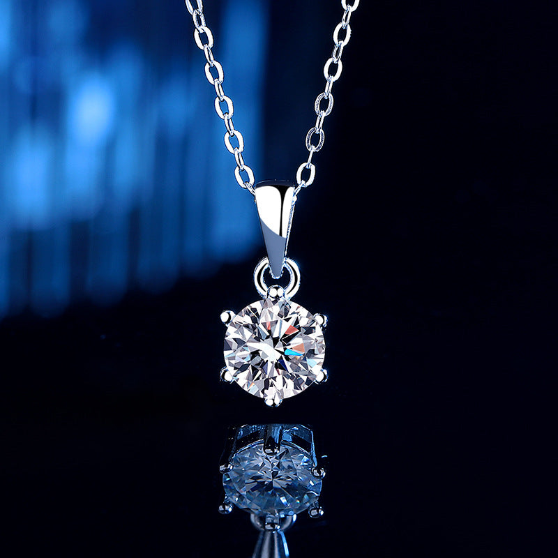 Women’s Necklace with Sparkling Crystal Pendant Nin Boutique