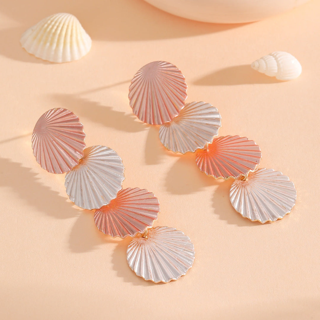 Women's earrings in nautical shell design Nin Boutique