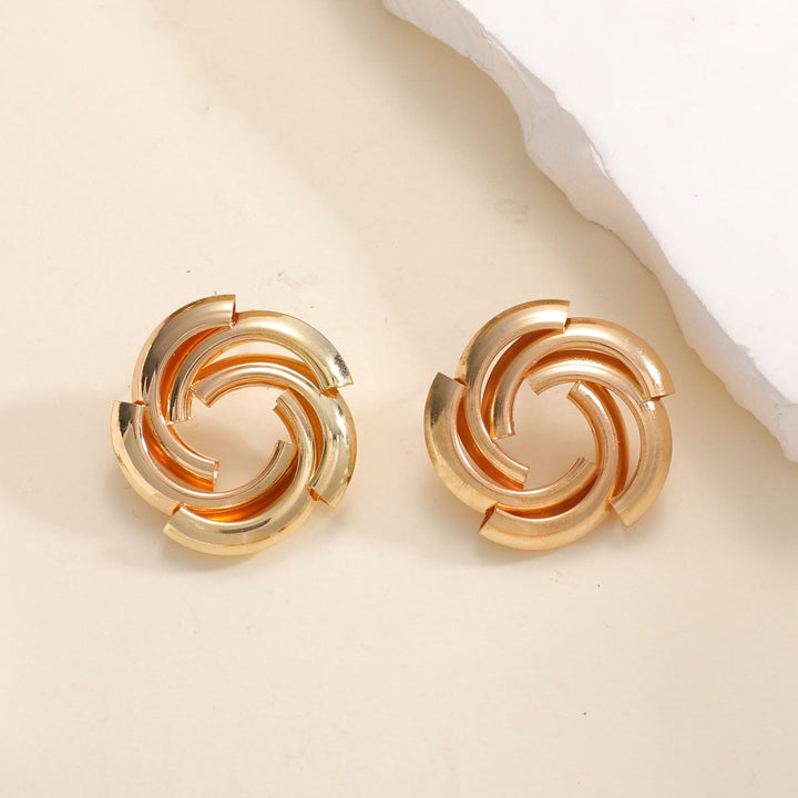 Women's earrings in artistic spiral design Nin Boutique