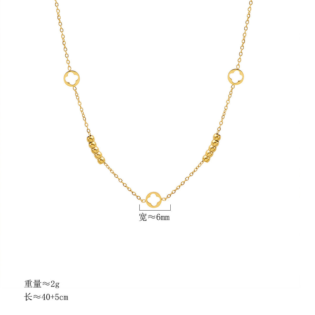 Women's anklet with elegant geometric elements Nin Boutique