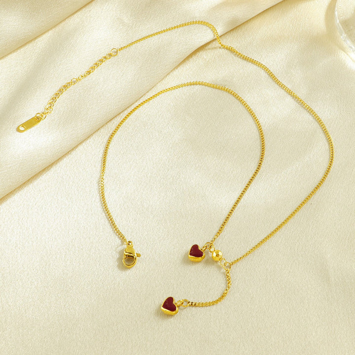 Women's Heart Shape Charm Ankle Bracelet Nin Boutique