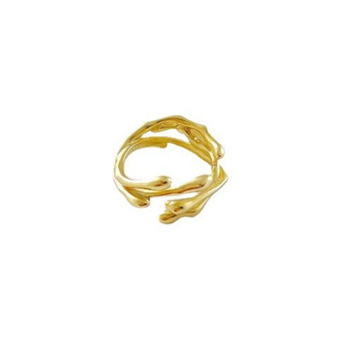 Women's Open Ring with Artistic Branch Design Nin Boutique