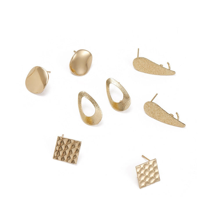 Ladies earrings in artistic face design Nin Boutique