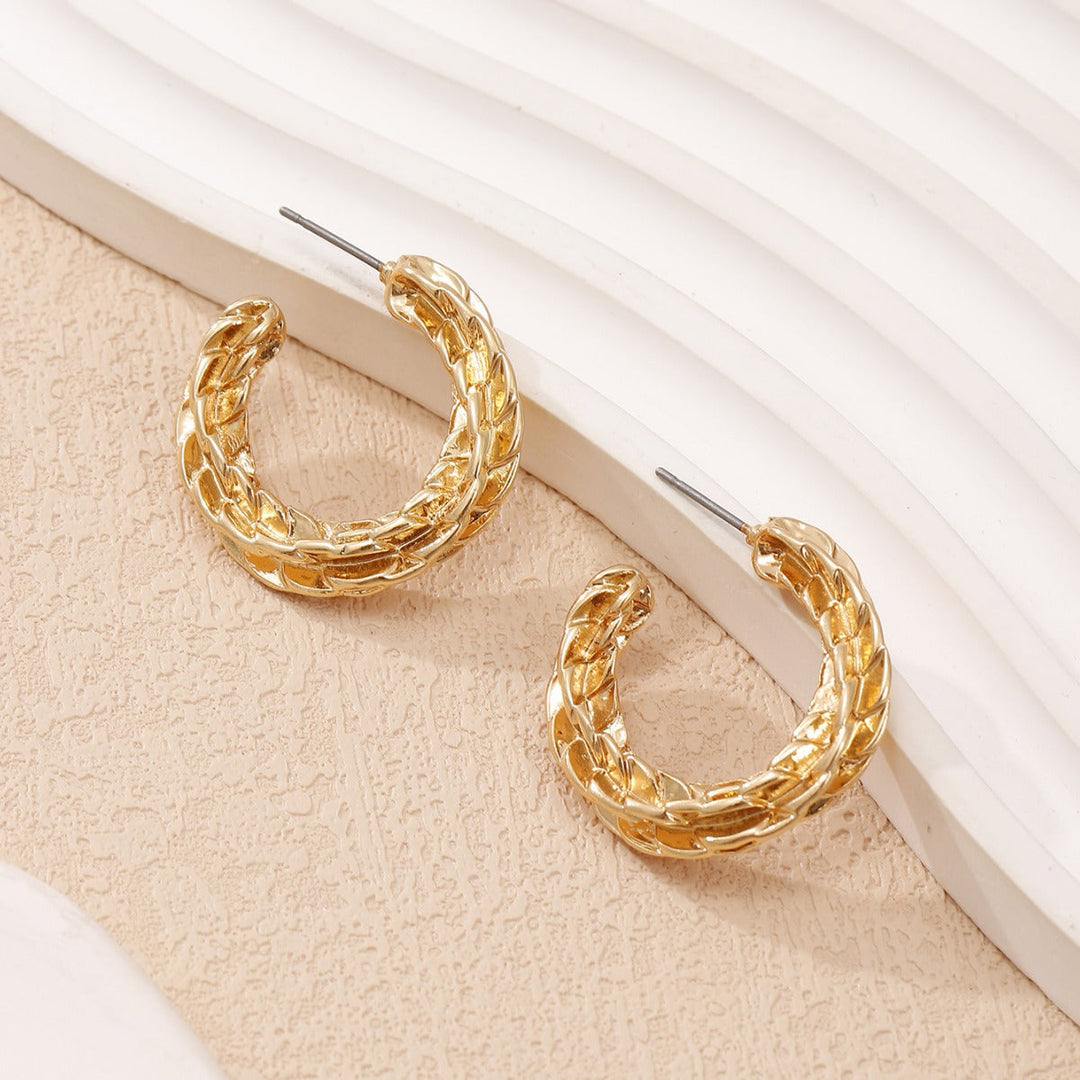 Women's earrings with braided design Nin Boutique