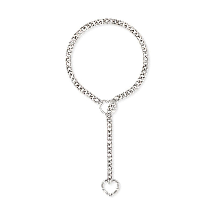 Ladies ankle bracelet with heart pendant and elegant chain design Nin Boutique