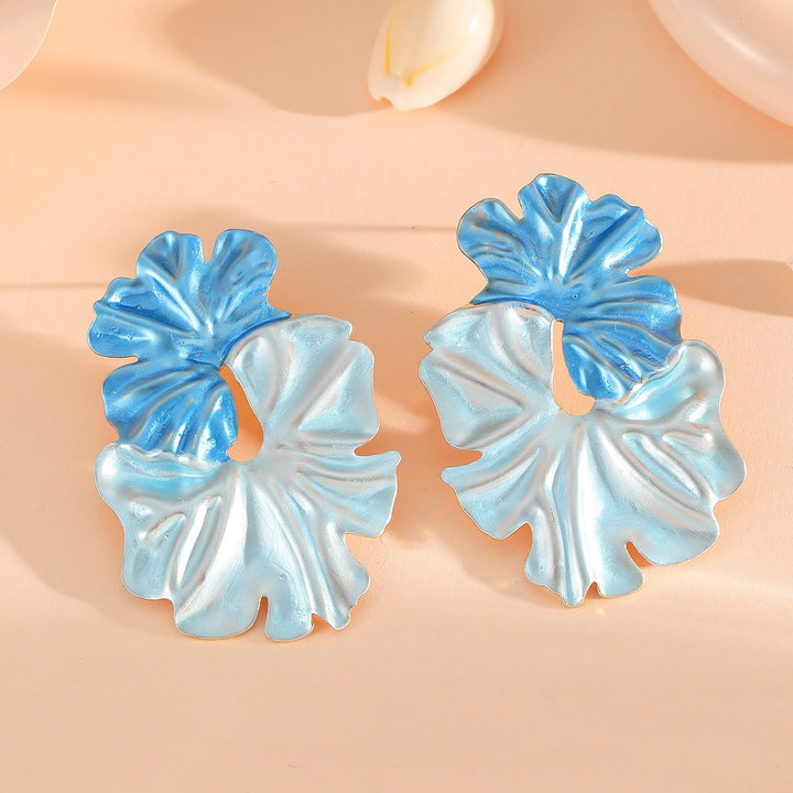Women's earrings in floral-aesthetic design Nin Boutique