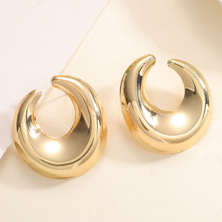 Ladies earrings with elegant curved design Nin Boutique