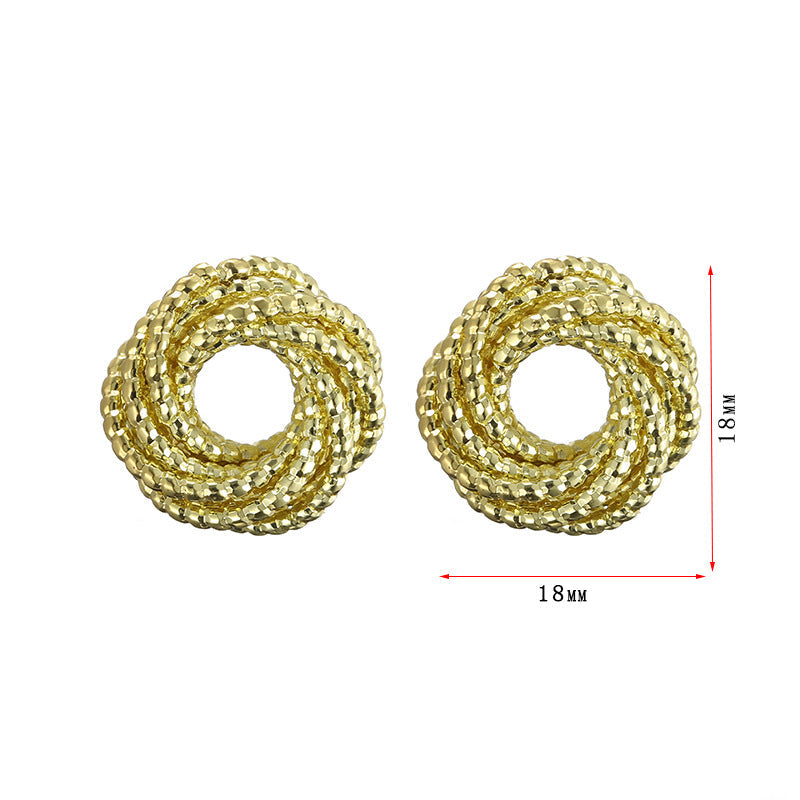 Women's earrings in elegant spiral design Nin Boutique